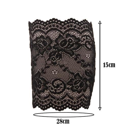 SimplCharm Boot Cuffs for Women Fashion Stretch Laced Leg Warmers Socks Topper Cuff for Women thumbnail 3