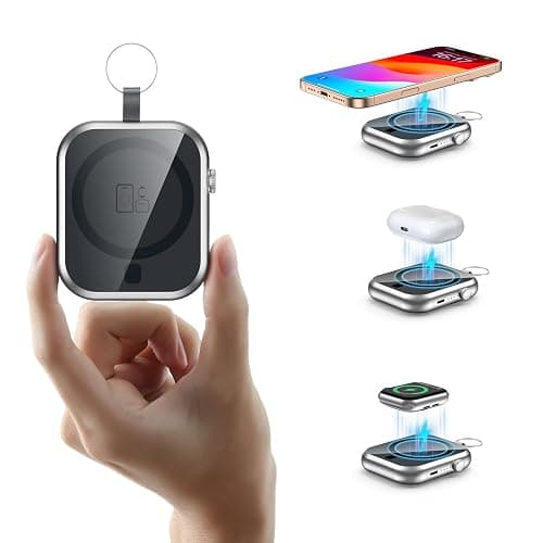 RXRBDA Magnetic Portable Charger, 10000mAh Power Bank for Apple Watch Charger,3-in-1 Magnetic Wireless Battery Pack,22.5W Fast Charging for iPhone 17Pro Max /16/15/14/13/12 Mini & AirPods - Image 1