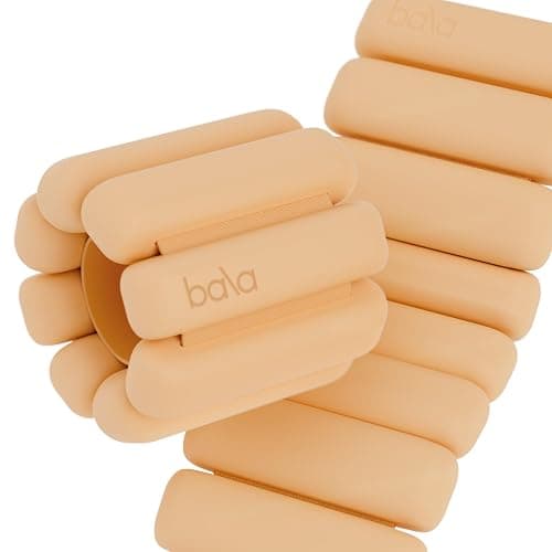 Bala Bangles Wrist & Ankle Weights for Women & Men - Adjustable Silicone Weighted Bracelet Set for Gym, Yoga, Pilates, Cardio & Strength Training - Wearable Arm & Leg Workout Weights - Image 1
