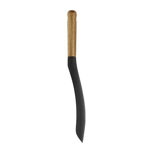 STAUB Multifunction Spatula Spoon, Great for Both Cooking and Serving Durable BPA-Free Matte Black Silicone, Acacia Wood Handles, Safe for Nonstick Cooking Surfaces thumbnail 5