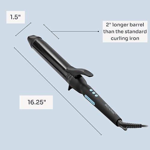 Bio Ionic Long Barrel Styler,Curling Iron with Moisture Heat Technology & NanoIonic MX, Verstatile Curling Wand thumbnail 11