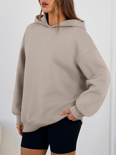 Trendy Queen Womens Oversized Hoodies Casual Fleece Sweatshirts with Pockets thumbnail 3
