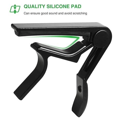 Guitar Capo, 6-String Acoustic & Electric Guitar Capo,Capo for acoustic guitar(Black) thumbnail 3