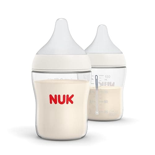 NUK Perfect Match Natural + Anti-Colic Bottle, 5 oz, 2 Pack - Image 1