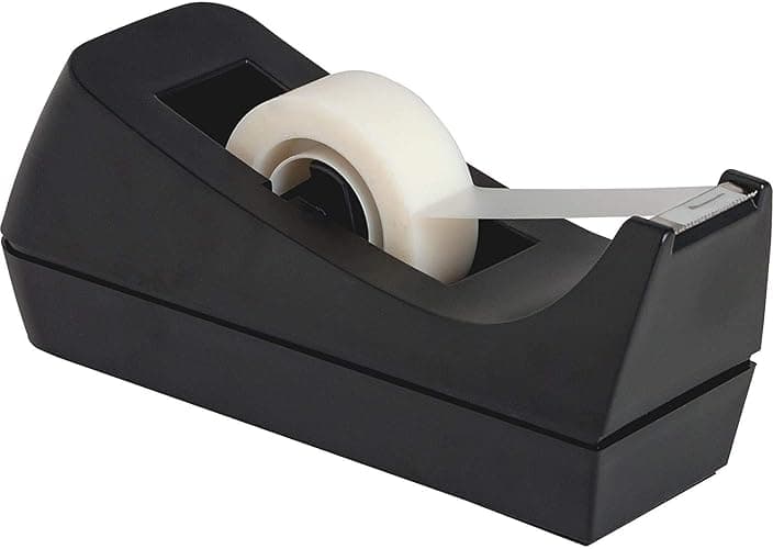 Desktop Tape Dispenser - Non-Skid Base - Weighted Tape Roll Dispenser - Perfect for Office Home School (Tape not Included) 4 Pack thumbnail 7