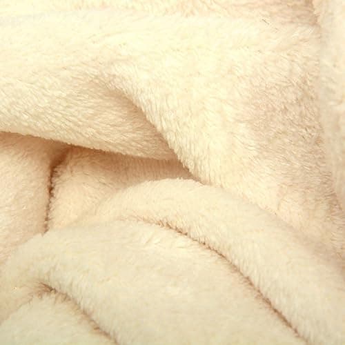 Snug Rug Creme Deluxe Kuscheldecke Mit Ärmeln Für Erwachsene Ärmeldecke Vlies-Decke Mit Ärmel Aus 260gsm Coral-Fleece Superweiches Luxuriöser Weicher Stoff Lange Übergroße Ärmel Mit Tasche thumbnail 4
