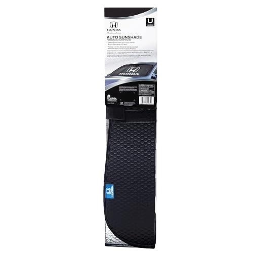 Plasticolor 003939W01 Honda Black Matte Accordion Sunshade White Logo 26.75 inches Tall x 57 inches Wide thumbnail 3
