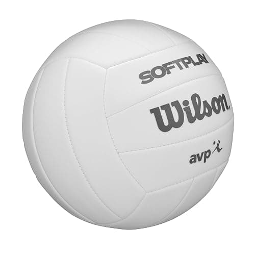 WILSON AVP Soft Play Volleyball - Official Size, White thumbnail 2