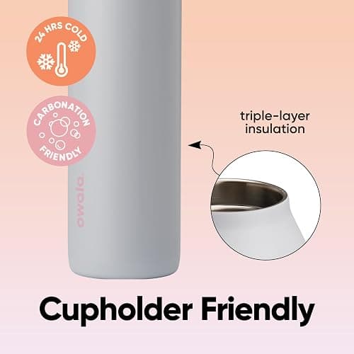 Owala FreeSip Twist Insulated Stainless Steel Water Bottle with Straw for Sports and Travel, BPA-Free, 24-oz, Teen Spirit thumbnail 3
