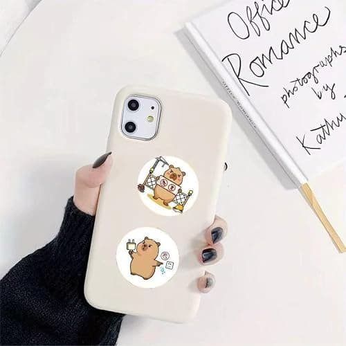 Capybara Stickers Funny Cute Animal 2 Rolls 1000 Sheets Total Capybara Gifts for Kids Teens Kawaii Stickers for Water Bottles Laptop Scrapbook thumbnail 6