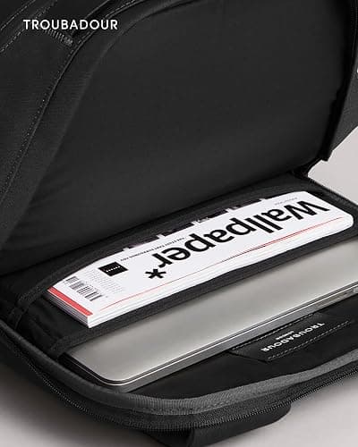 Troubadour Apex 3.0-22L Premium Laptop Backpack - Ergonomic & Water Resistant - Designed for Work and Travel - Black thumbnail 5
