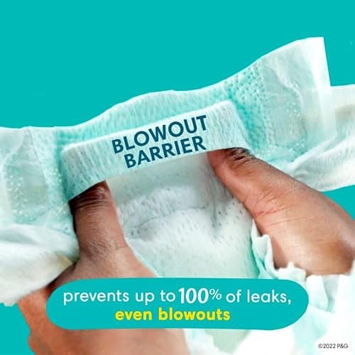 Pampers Swaddlers Newborn Diaper Size 0 84 Count - Newborn - 84 thumbnail 3