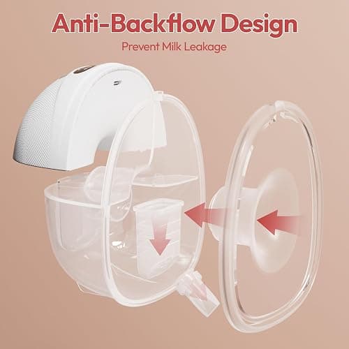 NCVI Electric Breast Pump Hands Free 8131, Wearable Portable Breastfeeding Pumps with 4 Modes 9 Levels, Rechargeable Ultra Quiet Milk Pump, Includes 19/21/24mm Comfortable Flanges (2 Pack, White) thumbnail 8