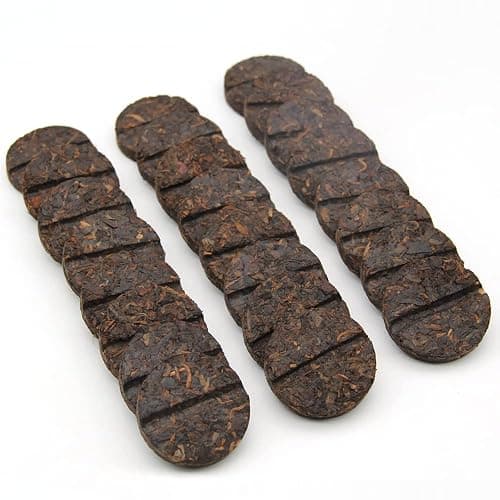LWXLJMJZC－Ripe Puerh Tea Cake -Shu Puer－(96 Cups) Pu-erh in Bamboo Leaf Tube-Ripe Puerh Mini Cakes 200g thumbnail 2