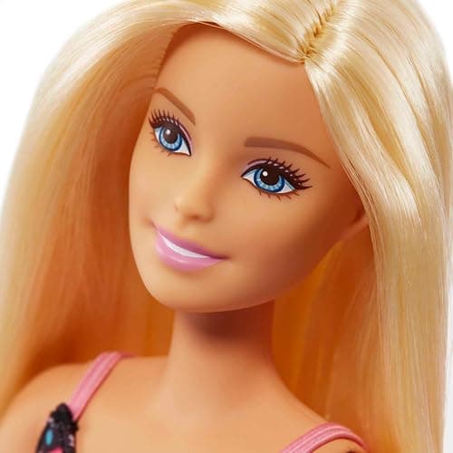Barbie Doll, Blonde, and Grocery Store with Rolling Cart and Working Belt thumbnail 3
