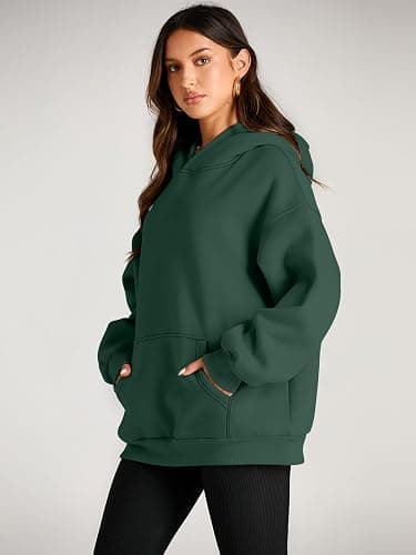 EFAN Women's Hoodies Oversized Sweatshirt Comfort Fleece Sweaters | Cozy Trendy Pullover Hoodies, Sweatshirts with Pockets For Fall & Winter thumbnail 3