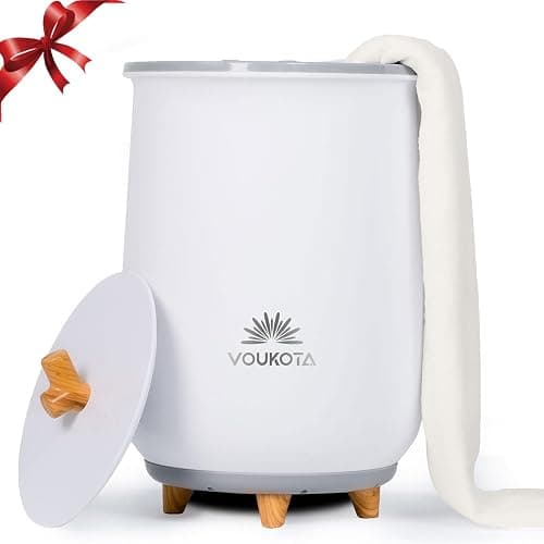 VOUKOTA Towel Warmers for Bathroom, 20L Luxury Towel Warmer Bucket with Auto Shut Off, Heat Timer 20/40/60/90 Min Adjustable, 3 Heating Temperature Select, Idea for Any Occasion - Image 1