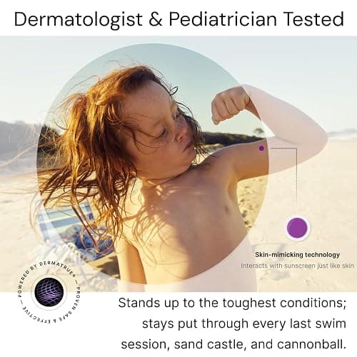 SpotMyUV UV Detection Stickers for Sunscreen with Patented Dermatrue SPF Sensing Technology, Know When to Reapply Sunscreen to Help Prevent Sunburn, 16 Count thumbnail 5