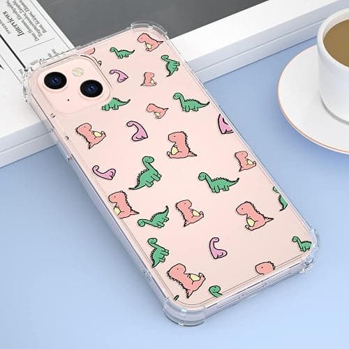 YESPURE Case for iPhone 13,Fashion Phone Cases with Soft TPU Anti-Fall Shock Absorbing Shockproof Protective Cover for iPhone 13 (Colored Dinosaurs) thumbnail 6