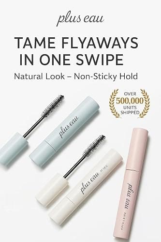 Plus eau Hair Finishing Stick – Fruity Floral Scent, Strong Hold for Flyaways & Bangs, Non-Sticky, Made in Japan, 0.34 fl oz (10ml) thumbnail 8