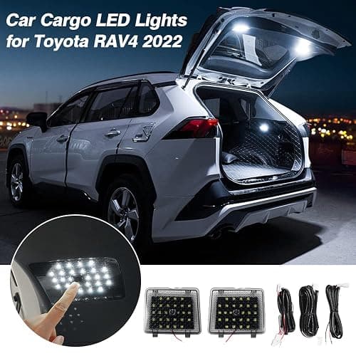 Powerty LED Lights for Toyota RAV4 2022-2024 2025 Accessories Cargo Lamps Decorative Atmosphere Lamp Trunk Ceiling Lighting 2 PCS thumbnail 2