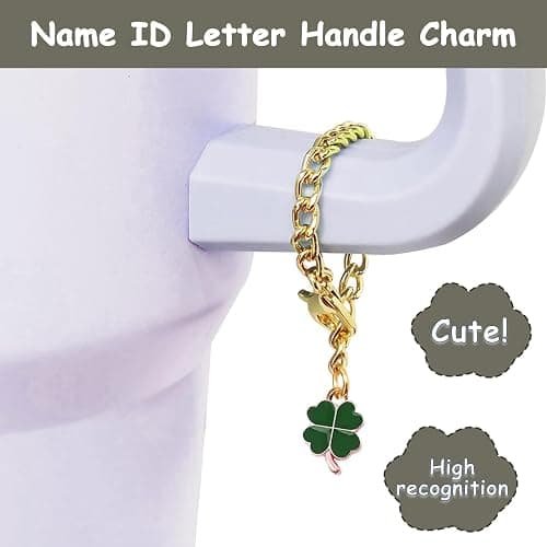 Stanley Cup Accessories Set,Including 2 Pcs 0.4in Straw Cover, 1 Silicone Spill-Proof Stopper Set of 3, 1 Cute Flower Handle Charm, 1 Silicone Boot Fits Stanley 40&30 Oz Tumbler (Dried Pine) thumbnail 4