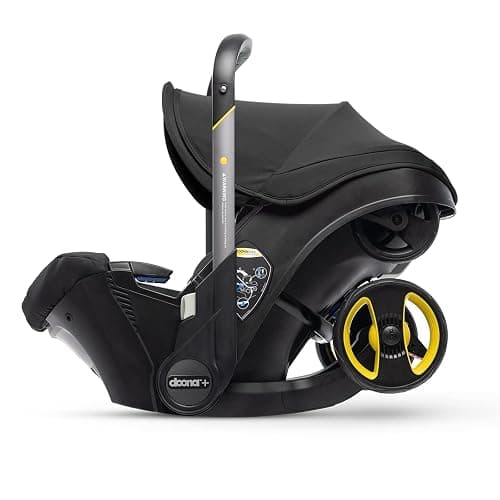 Doona+ Baby Car Seat & Travel Stroller Nitro Black - Convertible 0+ Car Seat and Pram with 5 Point Safety Harness - Ergonomic Pushchair and Travel System - ISOFIX Base Sold Separately thumbnail 9