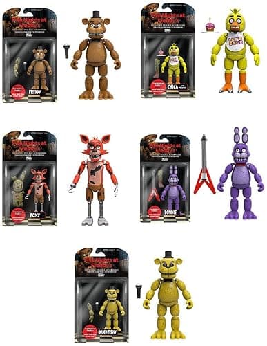 Funko Five Nights at Freddy's 5-inch Series 1 Action Figures (Set of 5) - Image 1