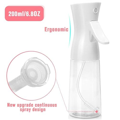 Apidgrowth Continuous Spray Bottle,Hair Spray Bottle,Plants Water Spray Mist Bottle,Ultra-Fine Spray Bottle for Hair,Skincare, Plant Care, Pet Grooming, Cleaning(White) thumbnail 5