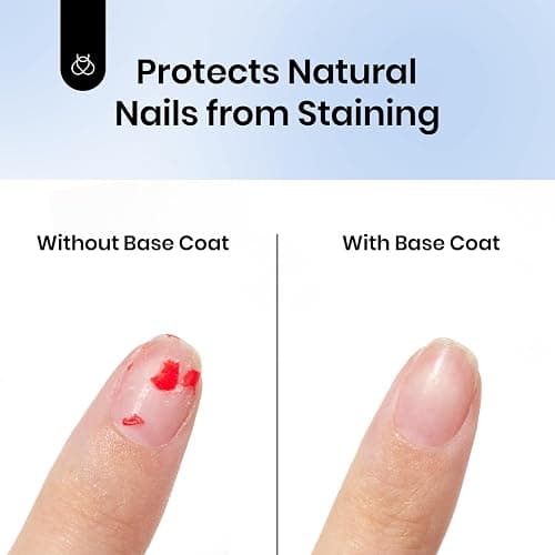 beetles Gel Polish Base Coat 15ml for Gel Nail Polish Soak Off LED Nail Lamp Upgraded Formula Long-Lasting DIY Home and Nail Salon thumbnail 4