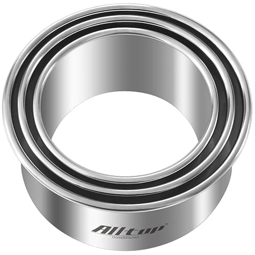 ALLTOP Circle Biscuit Cutter Set –Stainless Steel Baking Supplies for Effortless Round Cookie Shaping, Pastry & Fondant Tool Creation–Precise Cut Kitchen Utensil for Sandwich, Scone, Donut -3PC Round thumbnail 8