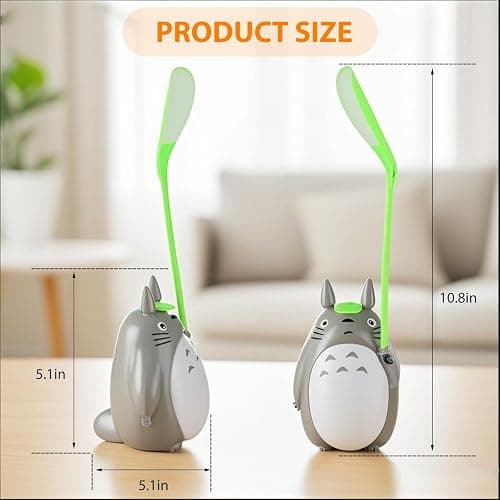 Totoro Lamp, Totoro Merchandise, My Neighbor Totoro Merchandise, Studio Ghibli Decor, Studio Ghibli Gifts thumbnail 7
