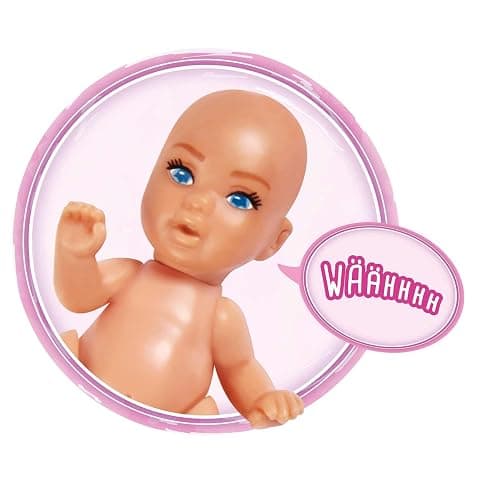 Simba 105733480 Steffi Doll Newborn, with Function, When Squeezing Its Pendant The Baby Emits Sounds, Includes Accessories, for Children Over 3 Years thumbnail 4