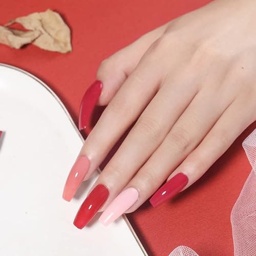 JODSONE Gel Nail Polish Kit with U V Light for Nail 32 Colors Soak Off Nail Gel Polish Set Manicure Accessory Tools Lamp Gel Nail Kit for Nail Art Manicure Salon DIY and Home thumbnail 6