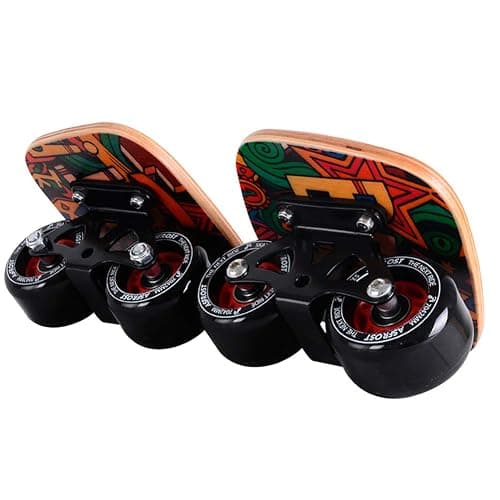AsFrost Portable Roller Road Drift Skates Plate with Cool Maple Deck Anti-Slip Board Split Skateboard with PU Wheels High-end Bearings thumbnail 6