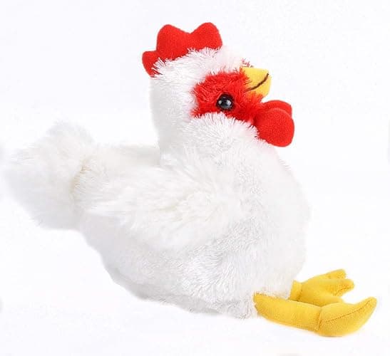 Wild Republic Hug’ems Mini Chicken Stuffed Animal - 7" thumbnail 5