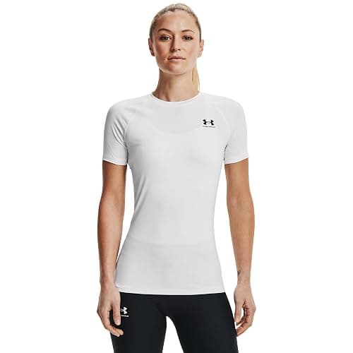 Under Armour Womens HeatGear Compression Short-Sleeve T-Shirt thumbnail 2
