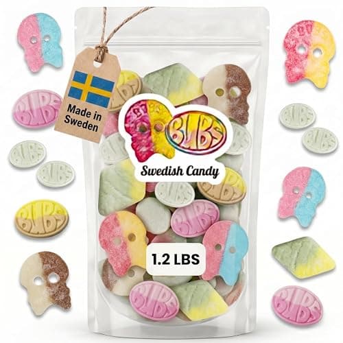 Swedish Candy, Gummy Candy, variety candy mix, Bubs sweets (1.2 lbs, Bubs) - Image 1