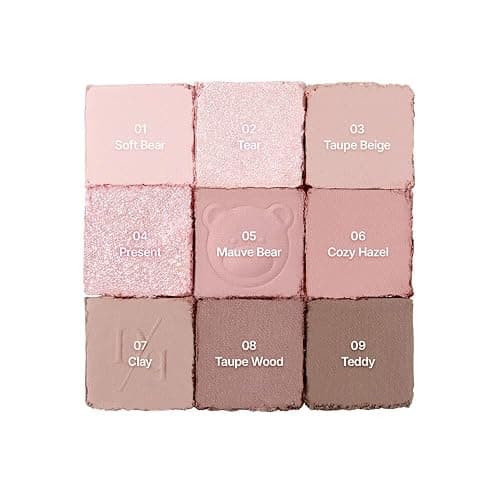 dasique Shadow Palette #29 Mauve Bear l 9 Pigmented Eyeshadows Blendable Natural Look l Korean Makeup l Eye shadow palette l Long Lasting Naturing Looking thumbnail 4