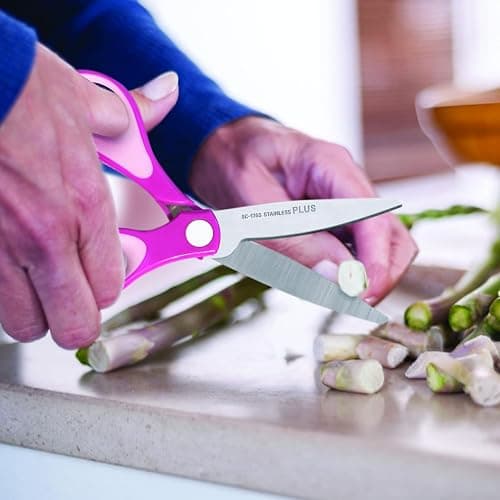 Plus Fit Cut Curve Scissors, Large, Pink (35061) - Large - Pink thumbnail 2