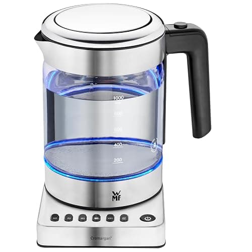 WMF Küchenminis 2 in 1 Vario Wasserkocher mit Temperatureinstellung, 1,0l, 1900 W, Teekocher Glas mit Teebeutelhalter und Sieb thumbnail 4