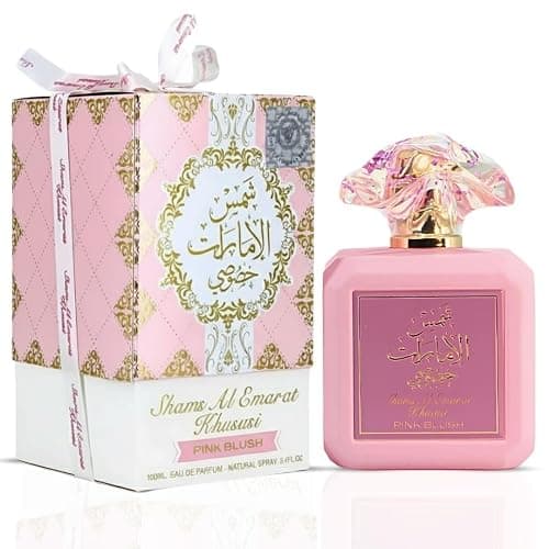 Ard Al Zaafaran Pink Blush Shams Al Emarat Khususi Eau de Parfum 100ml & Yara Roll-On 10ml thumbnail 2