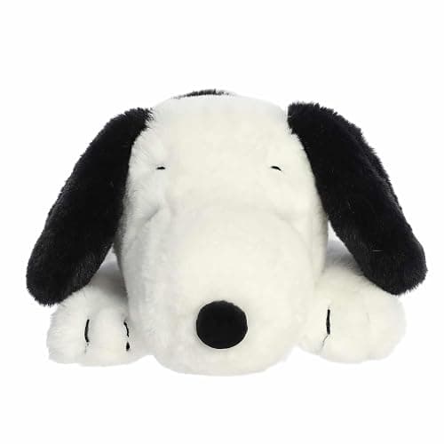Aurora® Adorable Peanuts® Huggable Snoopy Stuffed Animal - Officially Licensed Toys for All Snoopy Fans - Nostalgic Gift for Adults and Birthday Celebrations - White 17.5 Inches thumbnail 2