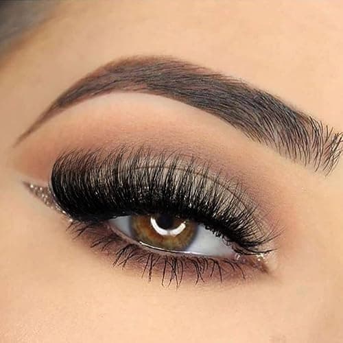 Kiromiro Mink Lashes False Eyelashes 18mm 3D Volume Cat Eye Lashes Faux Mink Eyelash Wispy Fake Eyelashes Thick Strips Lash Pack, 7 Pairs thumbnail 3