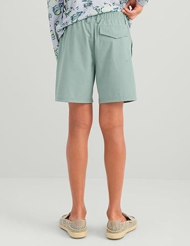 HUK Kids' Next Level Camp Shorts 5" Performance Fishing Shorts, Lightweight, Quick-Dry, Elastic Waistband for Kids thumbnail 6