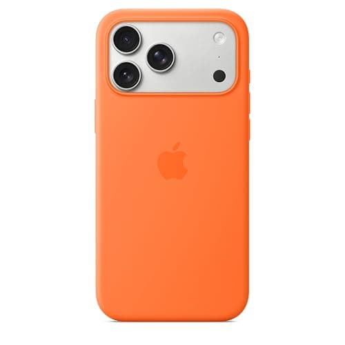 Apple iPhone 17 Pro Max Silicone Case with MagSafe and Camera Control: Lightweight Phone Case, Wireless Charging Compatible, Smooth Matte Finish; Orange thumbnail 2