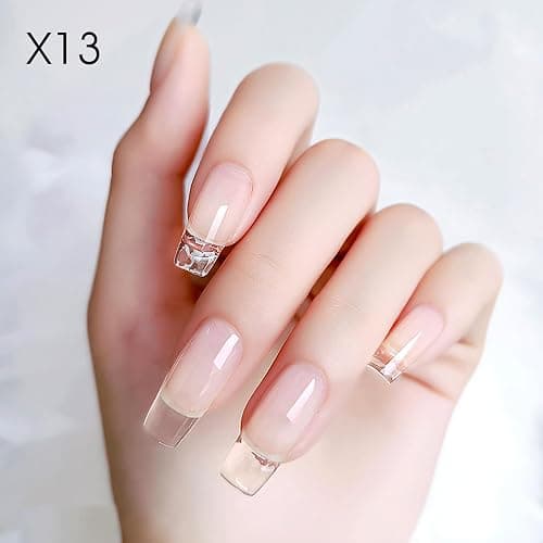 CANNI Builder Nail Gel Polish, 8 in 1 Clear Builder for Nails Strengthener Gel Polish Thickening Extension for Beginners DIY Home Salon Manicure thumbnail 8