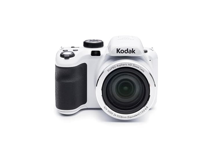 KODAK PIXPRO Astro Zoom AZ421-WH 16MP Digital Camera with 42X Optical Zoom and 3" LCD Screen (White) - Image 1