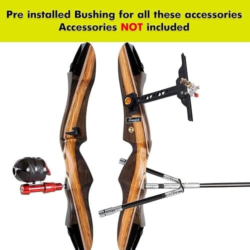 Samick Sage Archery Takedown Recurve Bow 62-inch - Bows for Teens to Adults - Beginners to Advanced, for Hunting & Target Practice thumbnail 3