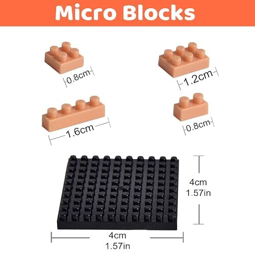 FUN LITTLE TOYS Mini Building Blocks for Goodie Bag Stuffers, Kids Building Toys, prizes for Kids Classroom Toy Building Sets, Party Favors 12 Boxes Christmas Stocking Stuffers thumbnail 2